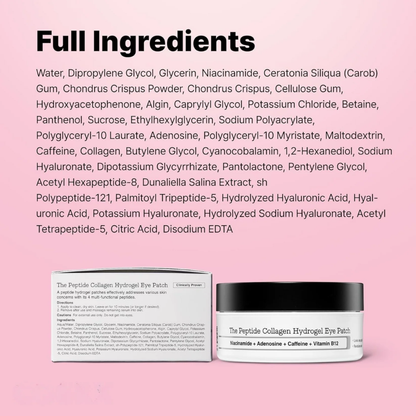 Peptide Collagen Hydrogel Eye Patch